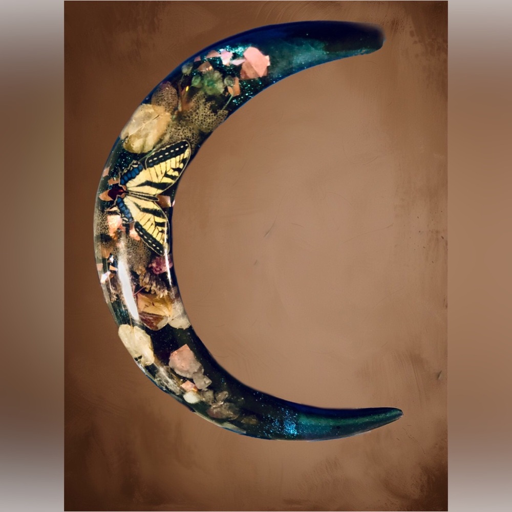 Handmade Crescent Moon HairPin
